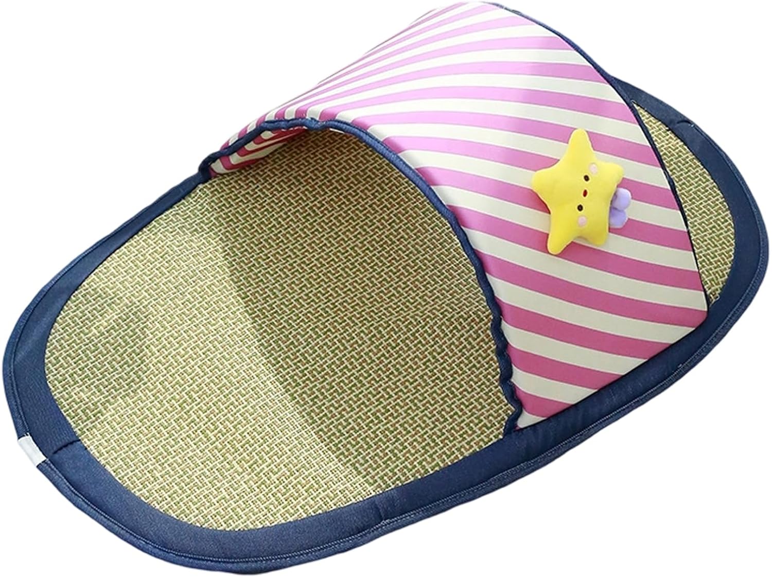 Tappetino di raffreddamento per animali domestici con design in rattan, cuscini traspiranti per interni ed esterni, facile da pulire con un panno, per cani e gatti, adatto ai viaggi