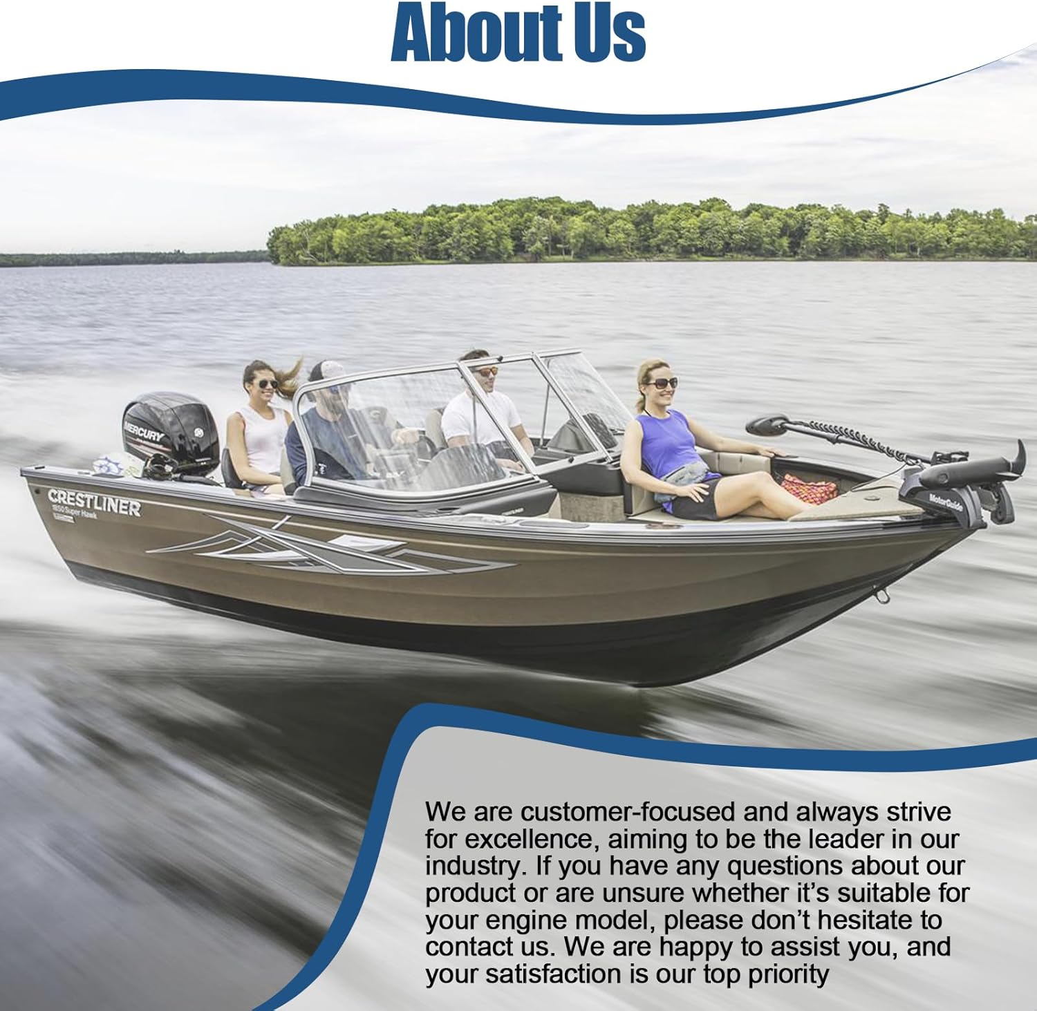 4-Stroke Transom Saver Motor Tote, Patented Motor Trailering Support, Fits for Mercury 75/90/115/200/225/250/300HP 4-Stroke Engines, Also New V6 175HP Engines