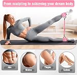 KUZARO Glute Équipement d'entraînement, jambe & Équipement d'exercice de hanche pour les femmes, Bandes de résistance à la cheville & Conseil d'exercice pour la fitness à domicile, kickbacks, poussées de hanche, entraînement du bas du corps