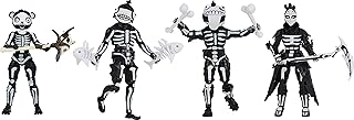 Fortnite Squad Mode Skull Squad (4 Pack) 4" Action Figure Black FNT0018