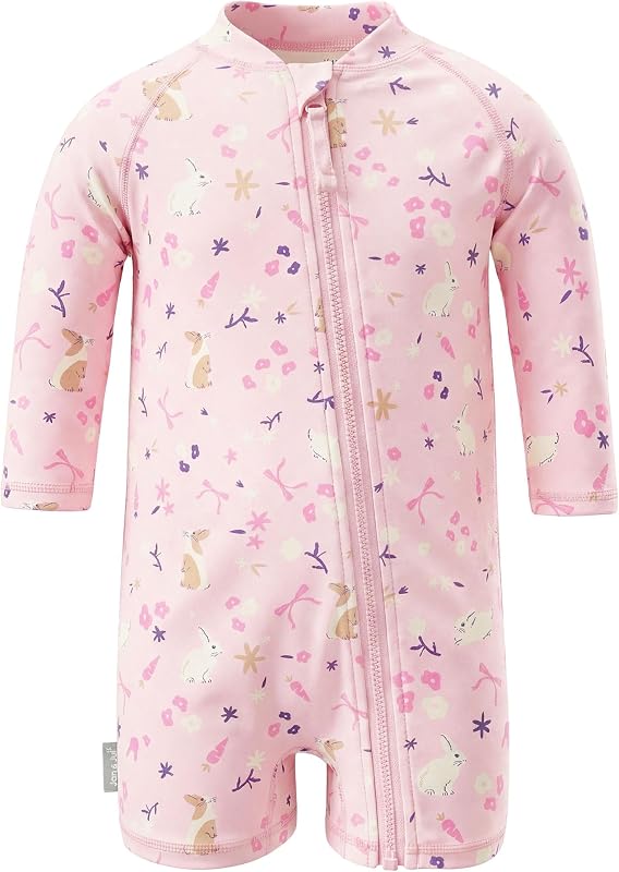 JAN & JUL Long Sleeve 1-pc UV Jumpsuit Rash Guard (Baby, Toddler)