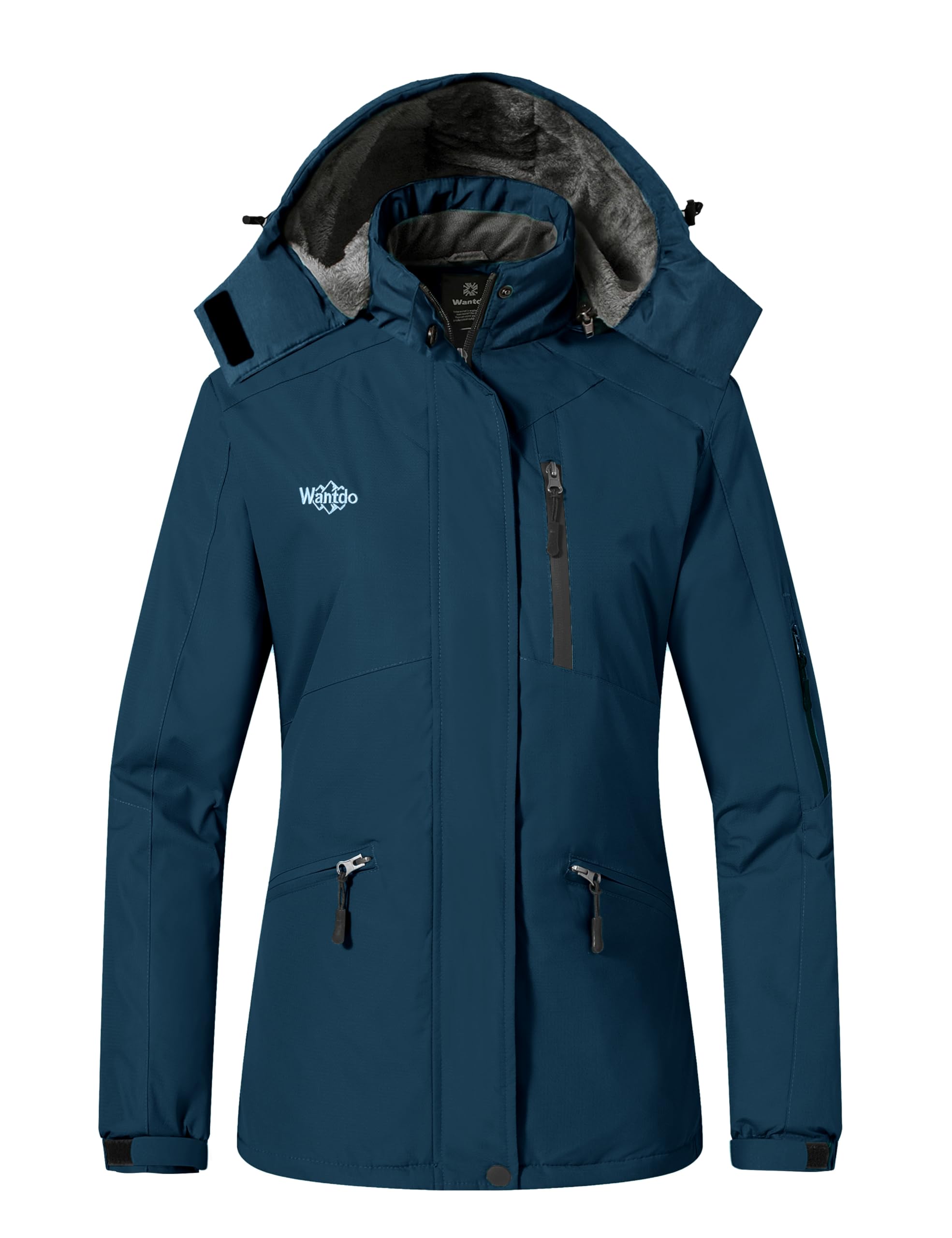Snow Coat Wantdo Women's Waterproof Mountain Jacket Wantdo