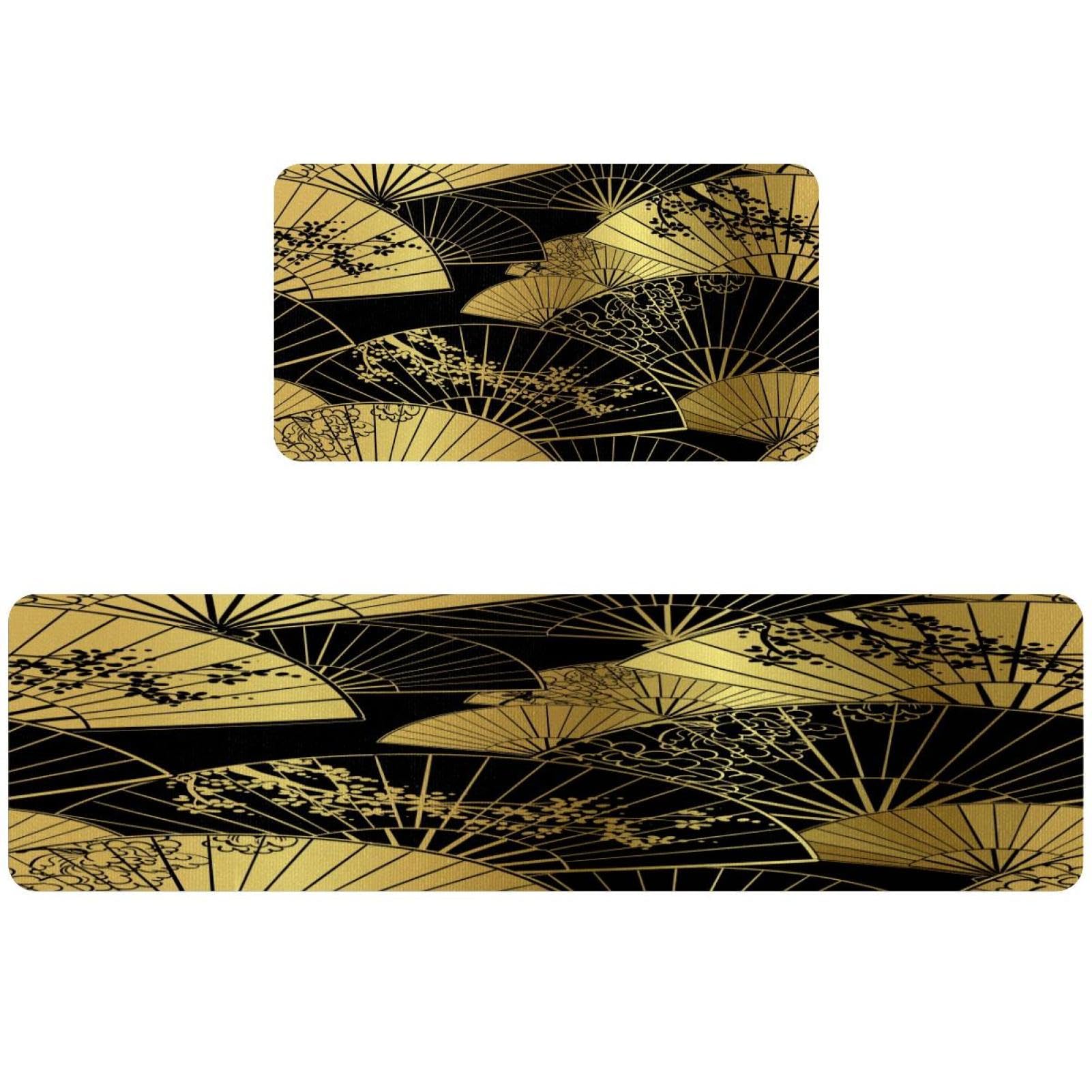 Tapetes de cocina japoneses VAPOKF lavables decorativos para el cuarto de lavado