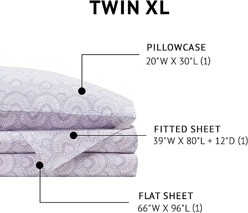 Vista 359 de Comfort Spaces - Sábanas con fundas de almohada Gris diamante