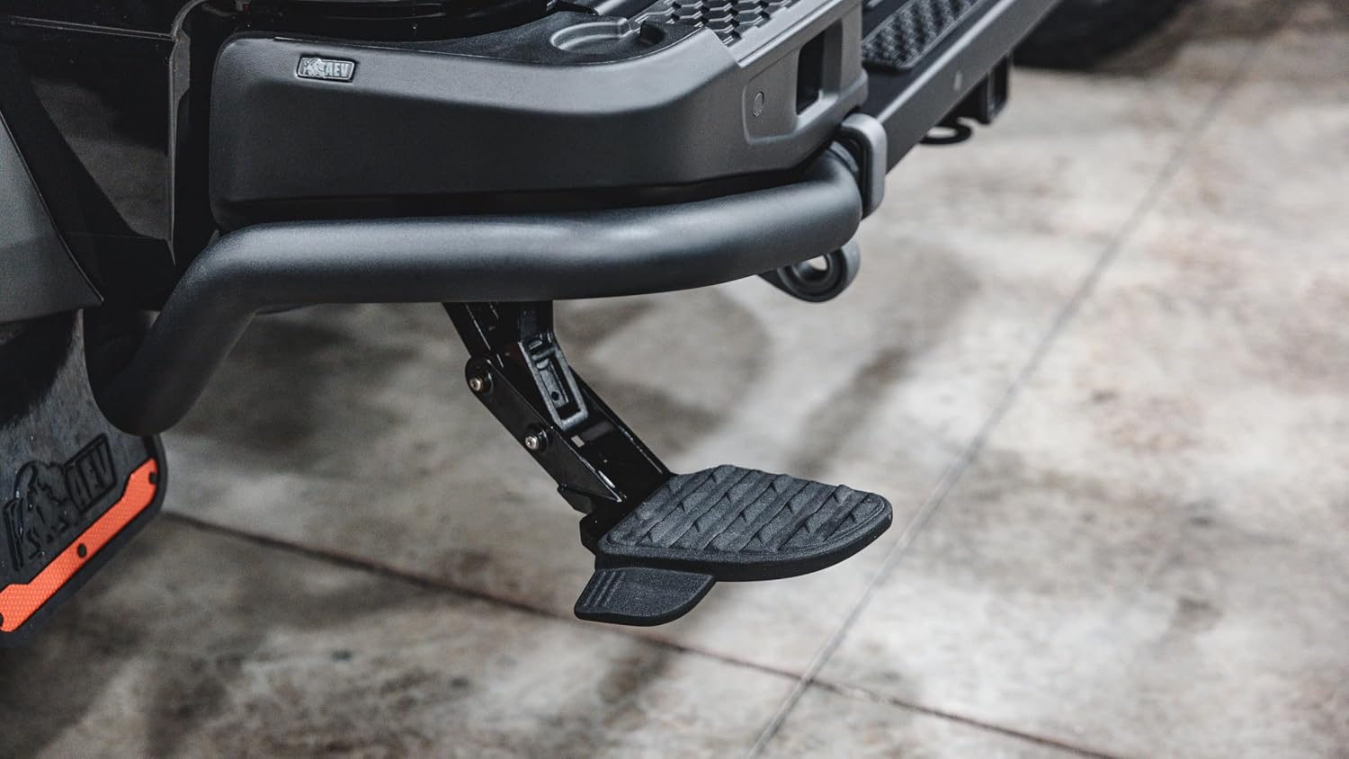 AEV Rear Bed Step Relocation Bracket Compatible with Mopar Bed Step for 2019-2026 Ram HD Rear Bumper