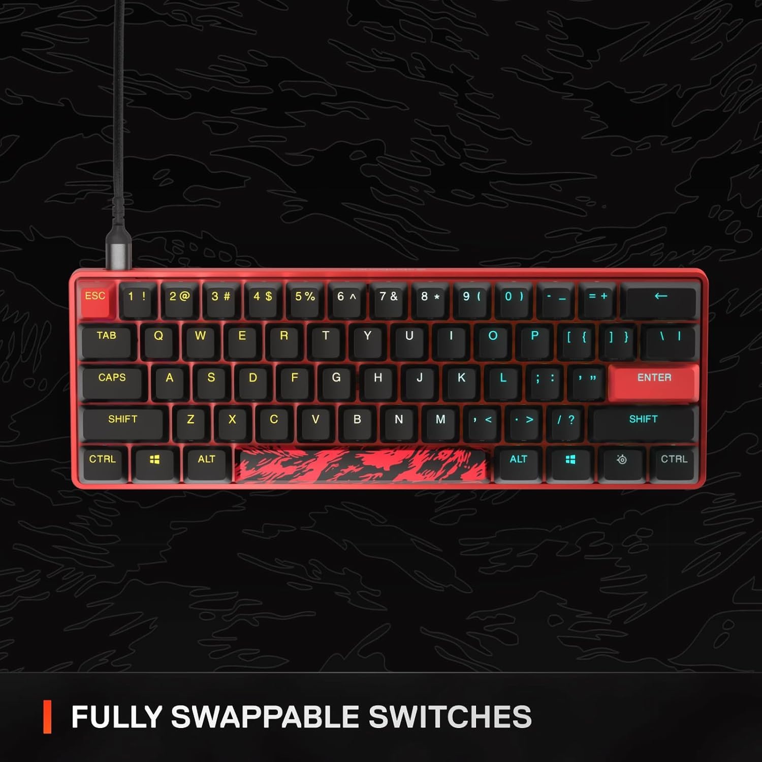 Amazon.com: SteelSeries Apex 9 Mini: Faze Clan Edition — HotSwap