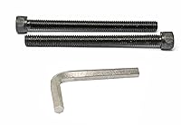 Vista 182 de iexcell Juego de 50 tornillos M4 x 20/25/30/35/40 de acero de aleación de grado 12.9, acabado de óxido negro