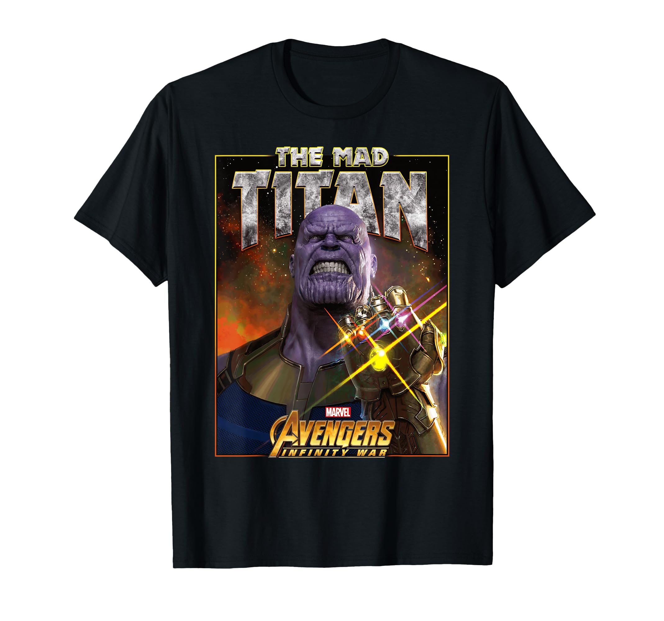 Infinity War Thanos Mad Titan Bling Graphic T-Shirt T-Shirt