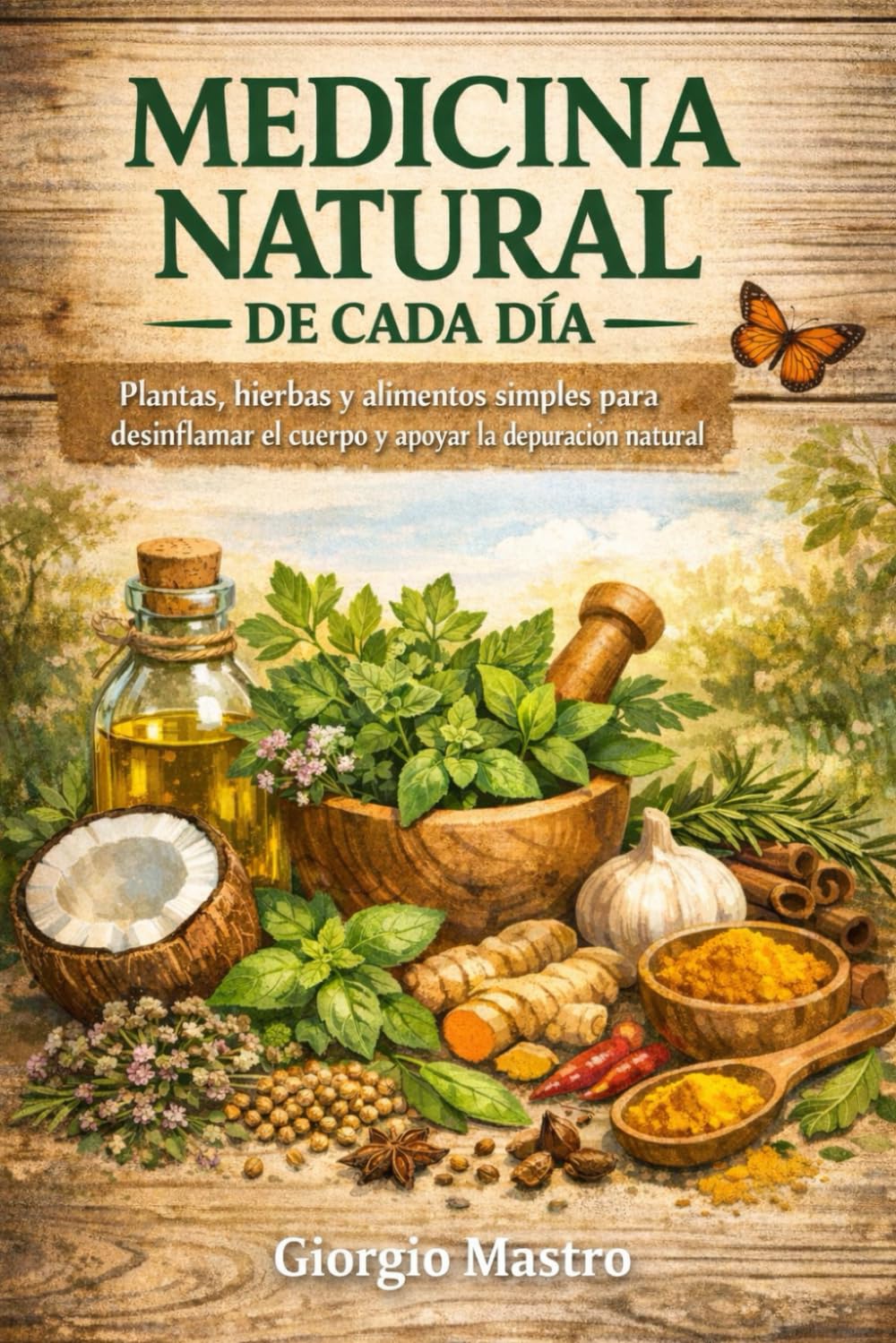 Medicina Natural de cada dia: plantas, hierbas y alimentos simples para desinflamar el cuerpo y apoyar la depuracion natural
