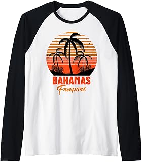 Freeport Bahamas Raglan Baseball Tee
