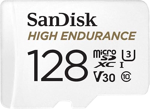 Miniatura 3 de SanDisk - Tarjeta de memoria MicroSDXC de alta resistencia de 128 GB con adaptador, funciona con cámara Rexing Dash V1, V1-4K, V5, V1GW