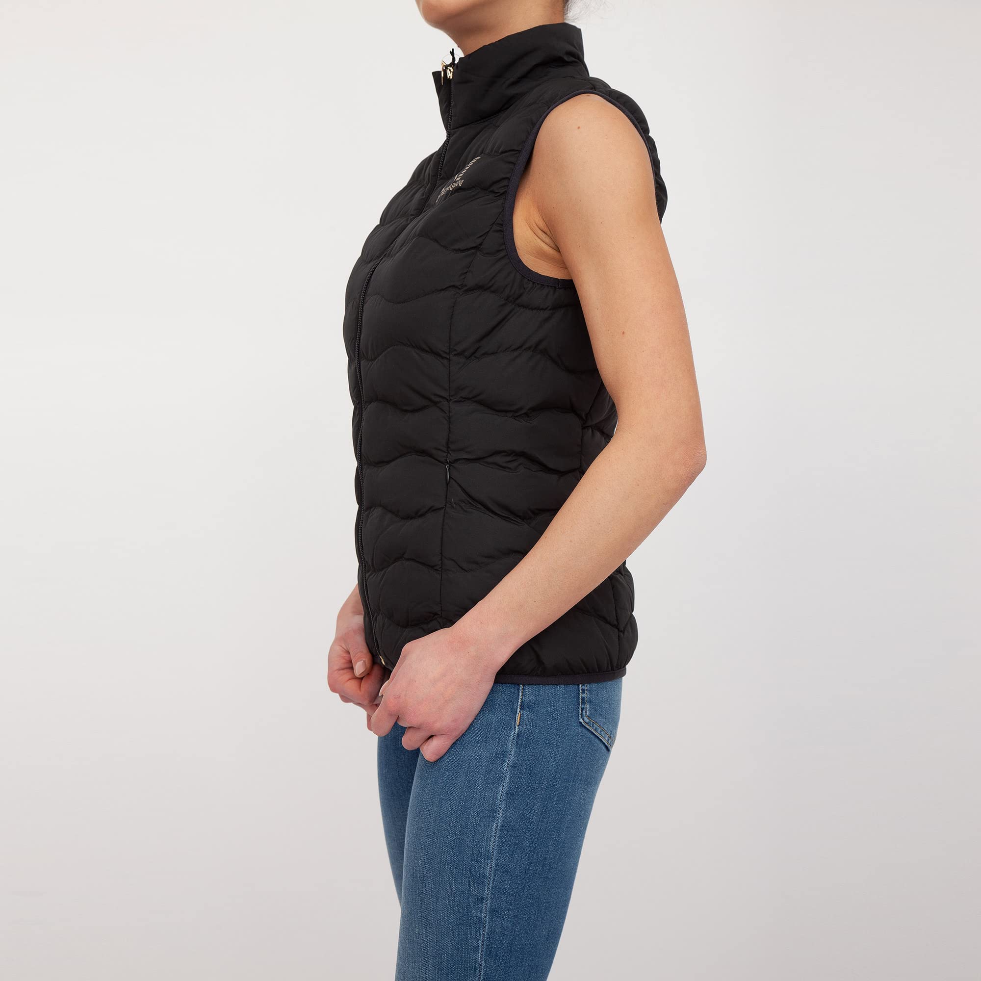 EA7 Smanicati Donna Logo 8ntq08 tnf8z l Nero