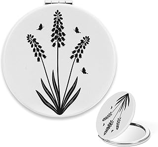 Bonito espejo compacto, mini espejo de aument...