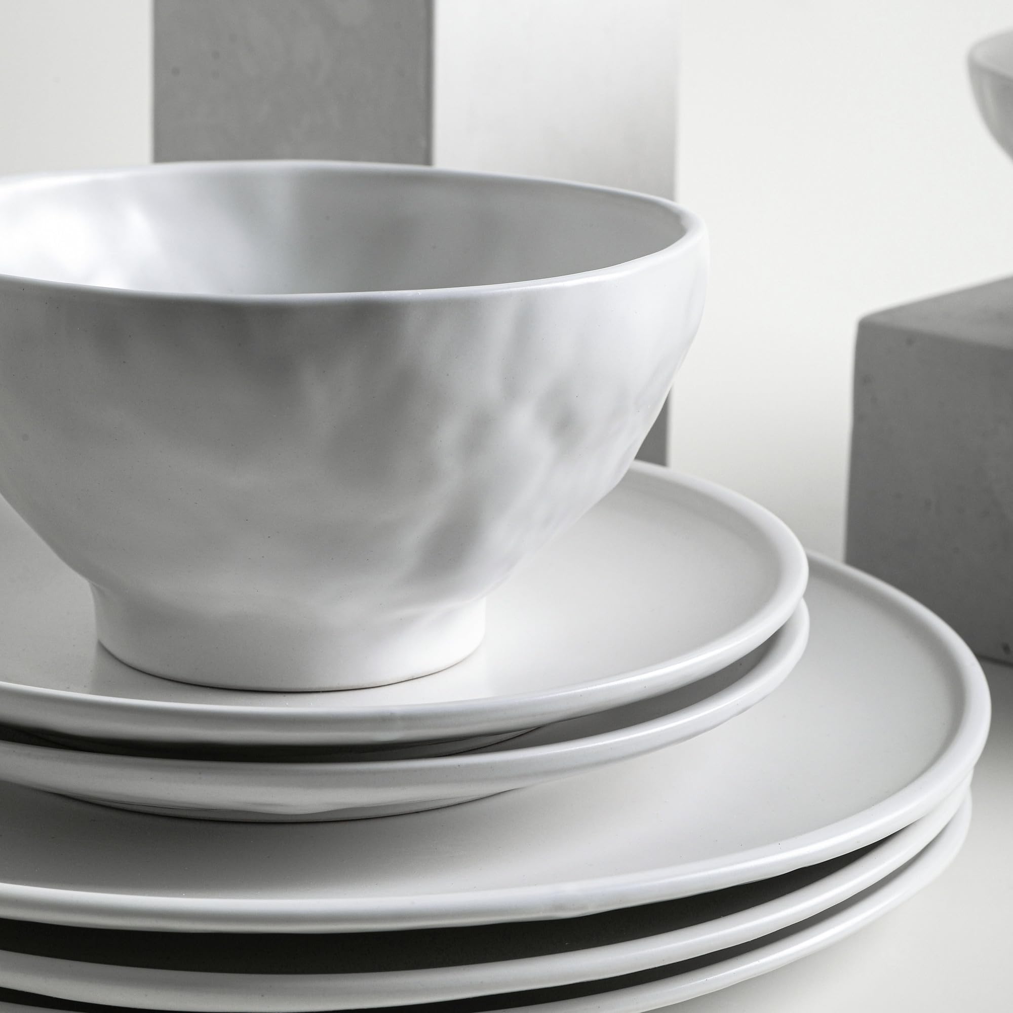 Stone By Mercer Project Nendo 16-pc. Stoneware Dinnerware Set In
