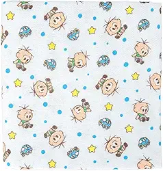 Cueiro Flanelado 03 Unidades Cebolinha 1 Turma da Mônica Baby 60 cm x 80 cm