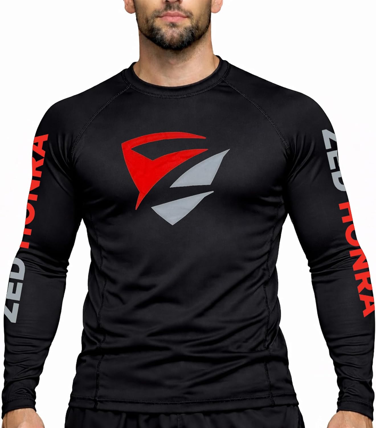 Men's Model 1" Rash Guard - Compression Shirt for Jujitsu, BJJ, No Gi, MMA Training | Long Sleeve