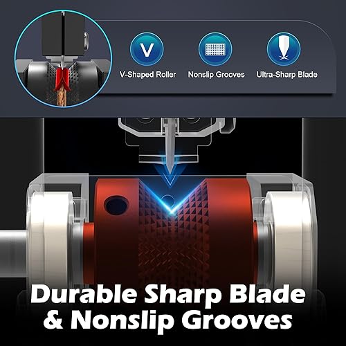 Miniatura 5 de Máquina pelacables accionada por taladro, pelado manual de cables de 16 AWG a 300 MCM de cobre, máquina peladora de cables compacta y portátil hecha