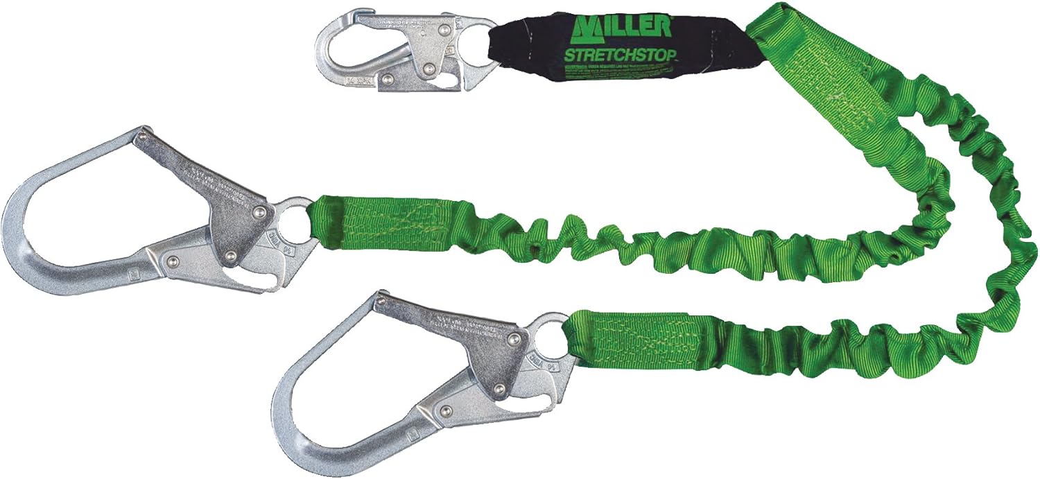 Miller by Honeywell 8798RSS-Z7/6FTGN Ansi Z7 2 Leg Stretchstop Restraint Rope - Game Call Lanyards - 