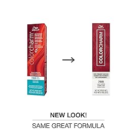 COLORCHARM Demi Permanent Hair Color 7RR Light Copper Gloss, Refresh & Tone 2 Fl Oz