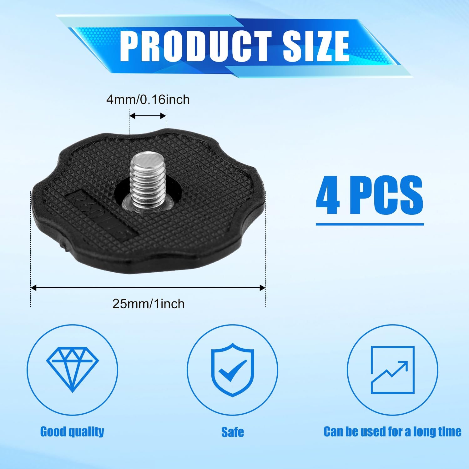 Football Helmet Thumb Screws Compatible with Riddell Speedflex, Youth Football Helmet Chinstrap Thumb Screws to Maintain Youth Football Helmet Chinstrap Stabilization System