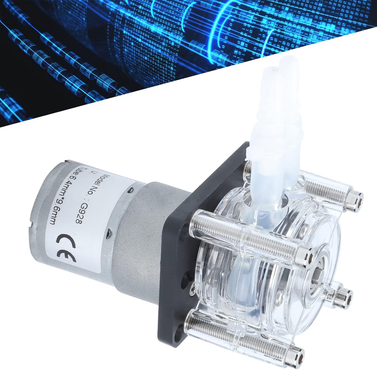 12V Large Flows Peristaltic Pumps 500ml/min Aquarium Drip Metering For Aquarium Laboratory Easy To Installation Large Ball Bearing Liquid Dosing
