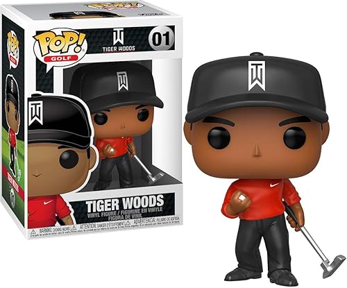 Funko Pop! Golf: Tiger Woods (Camisa Roja)