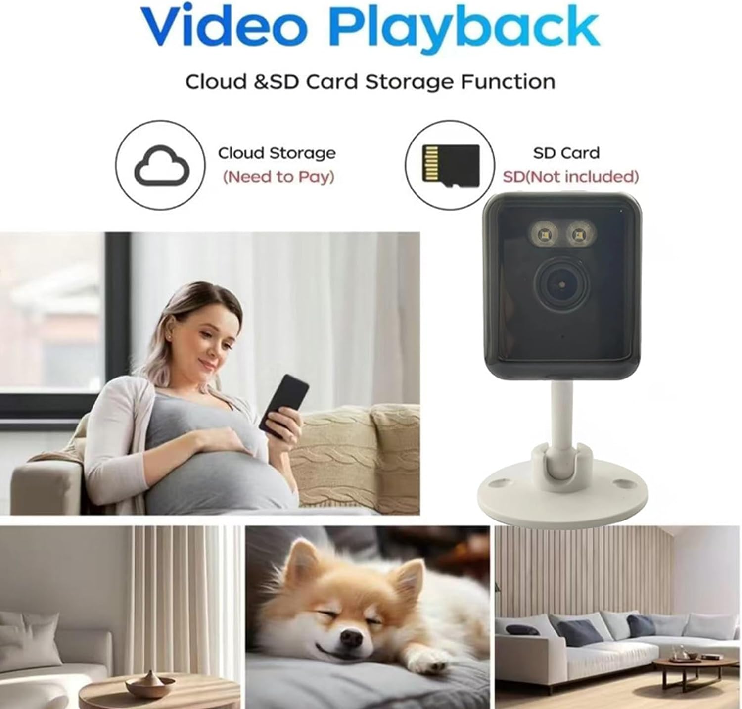 Video Playback and Storage Options for SXBCyan Security Camera