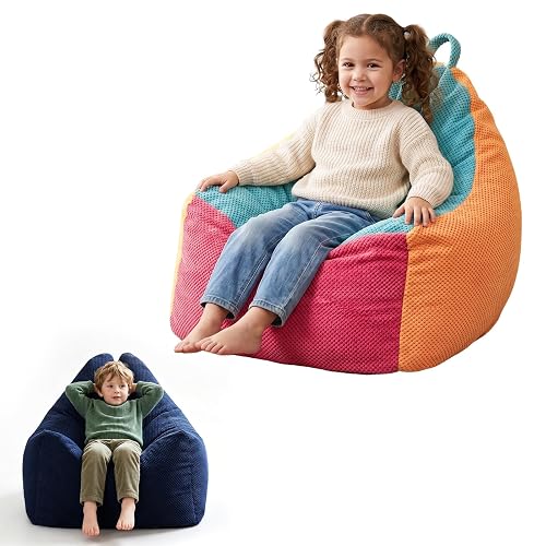 STAOLENE Sensory Bean Bag Chair for Kids, 2-in-1 Mood Conversion