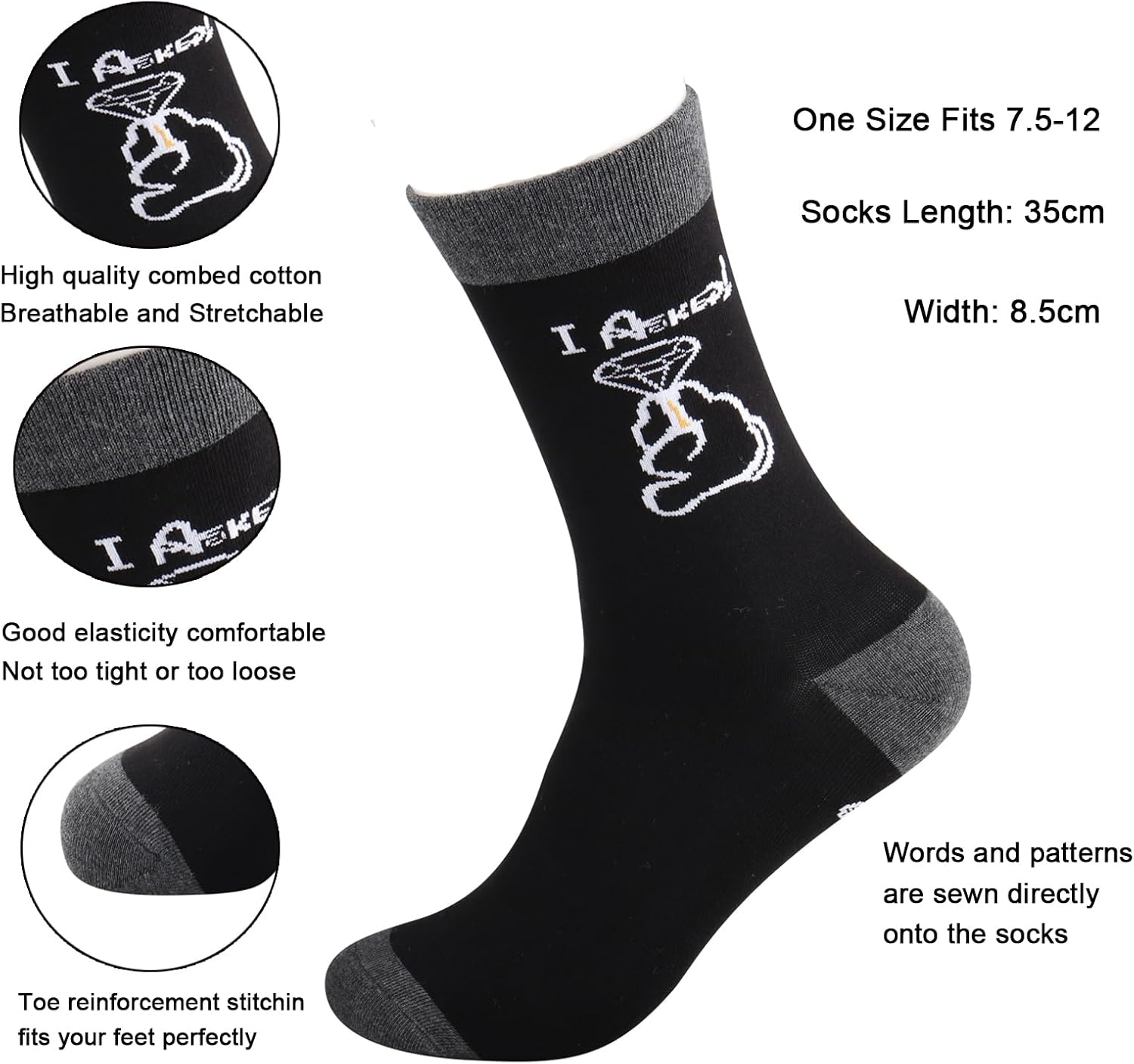 CMNIM Mr And Mrs Est 2026 Couples Socks Set Wedding Gift I Asked I Said Yes Future Mr and Mrs Gifts Newlyweds Engagement Gift - Image 6