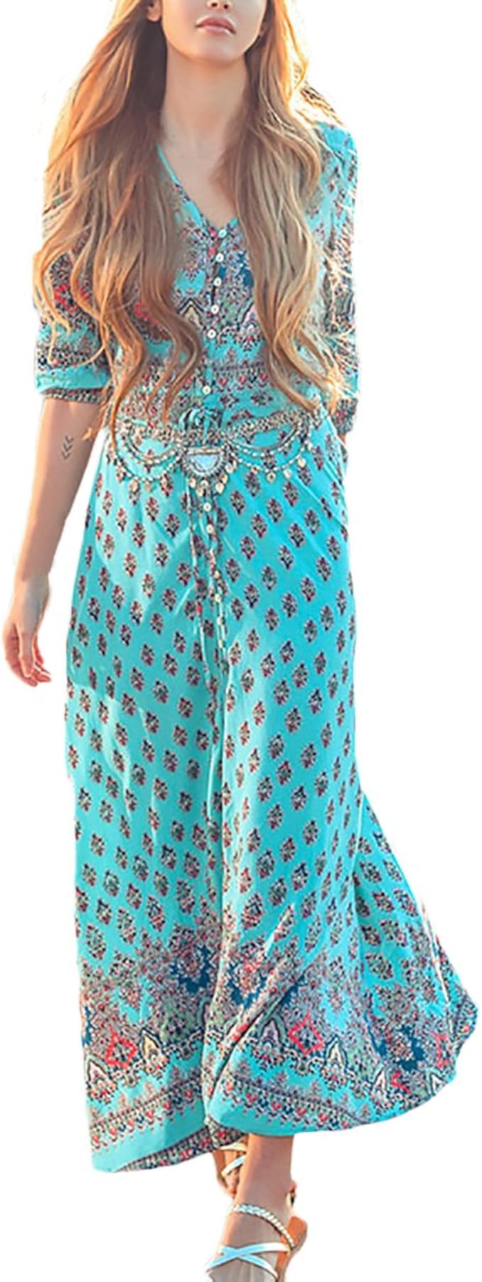 Vestiti Donna Estivi Eleganti Abito Mare Vestiti Lunghi Vintage Hip Hop