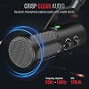 Micrófono dinámico FIFINE AmpliTank Tank3 XLR/USB para podcast, streaming y estudio | Micrófono para PC, todo en metal, con botón de silencio, conector para audífonos, perilla de volumen, para grabación de voz, música y locución USB, XLR 7