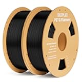 DEEPLEE PETG 3D Printer Filament 1.75mm 2KG, Dimensional Accuracy +/- 0.02 mm, High Toughness & Impact Resistance PETG Filament Fits FDM 3D Printers, Black