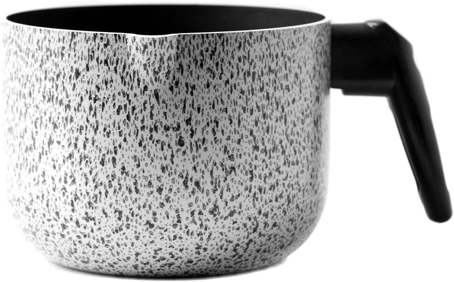 Home Salt N'Pepper Aluminium Milk Kettle with Pouring Spout Non Stick Coating 14 cm, Grey, 20x14x11 cm - Image 3