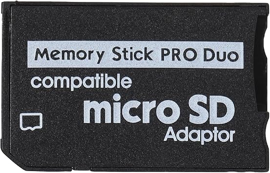 Memory Stick PRO Duo Compatible Converter Adapter for Micro SD to MemoryStick PRO Duo SDHC/SDXC Card S3