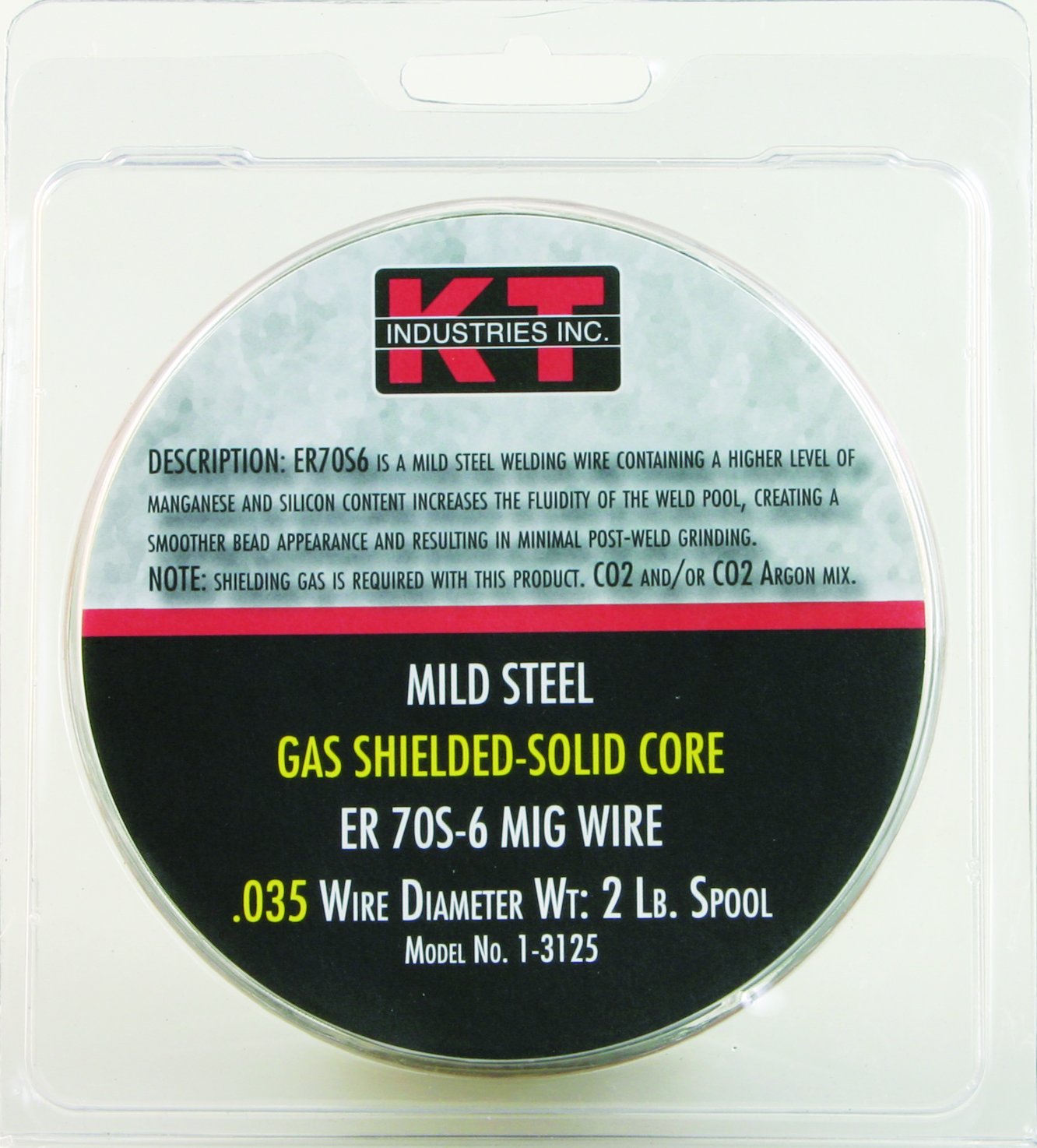 Fil MIG 70S-6 0,035 bobine 0,9 kg pour soudure acier au gaz argon CO2