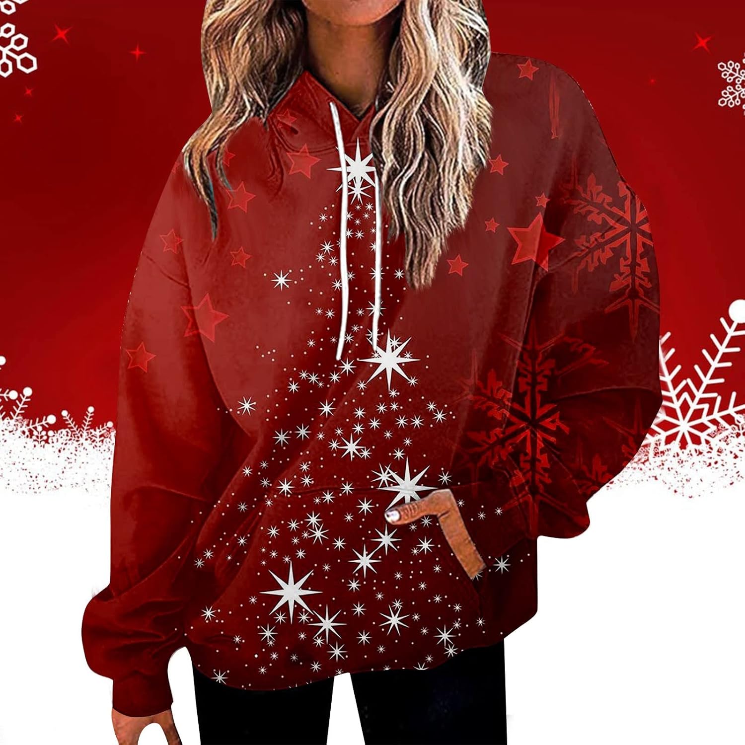JJHAEVDY  Women's Tie Dye Casual Long Sleeve Hoodies Sweatshirts Drawstring Pullover Tunic Tops with Pockets : Clothing, Shoes & Jewelry