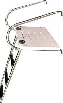 Marine Boat UNIV. Swim Platform Under Mount Telescopic Ladder 3 Step in/Outboard