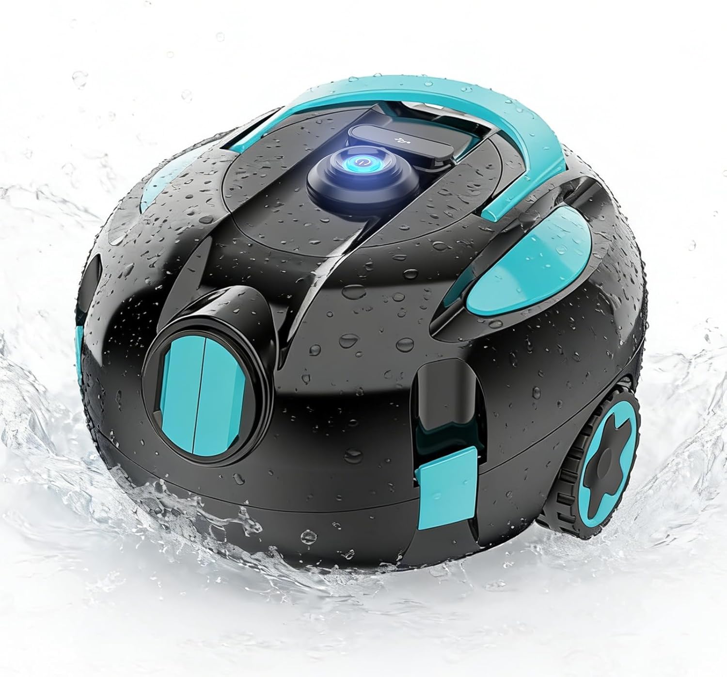 Curalk Cordless Robotic Pool Cleaner, Automatic Vacuum for Inground & Above-Ground Pools with Dual Motors and Smart Self-Parking