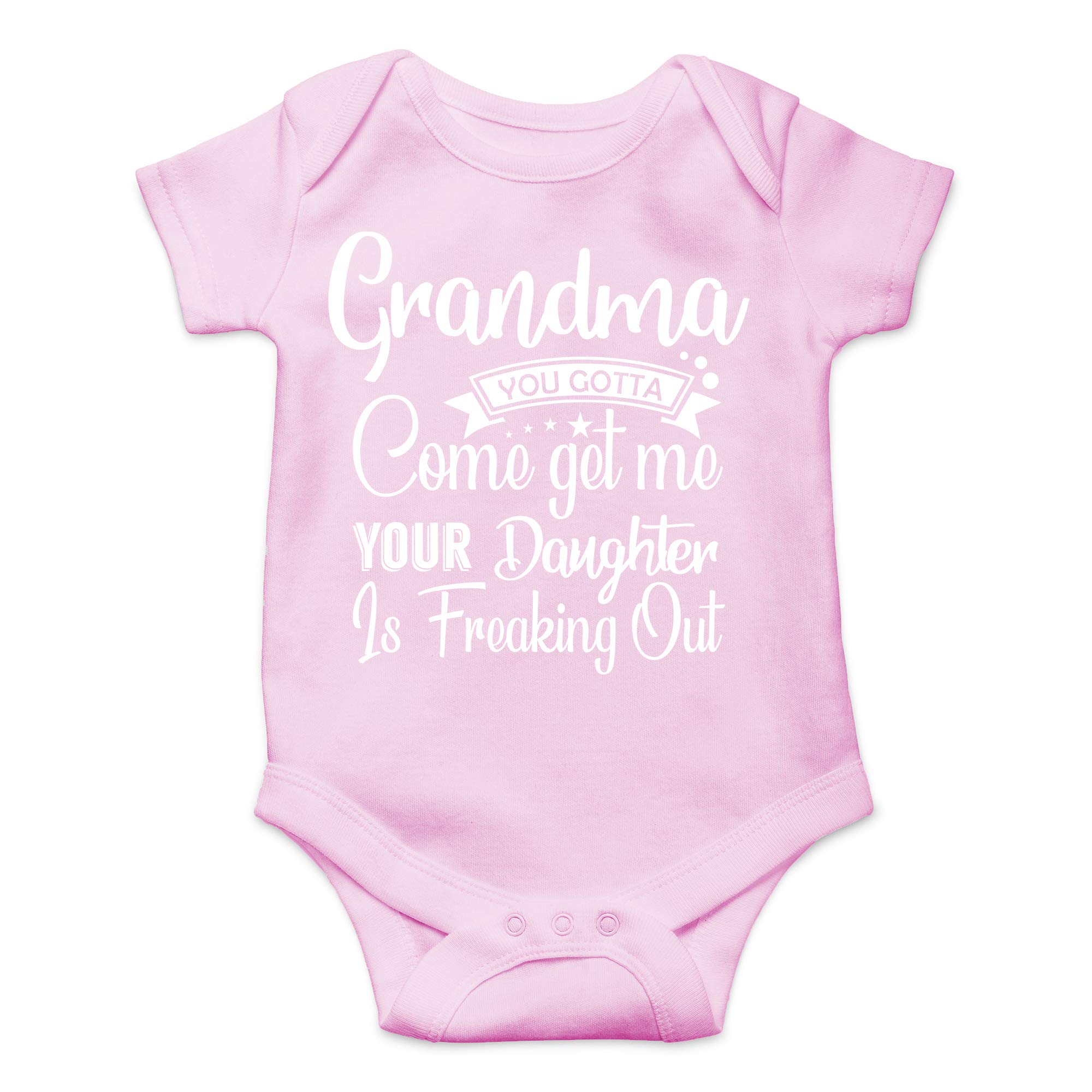 CBTwear Grandma You Gotta Come Get Your Daughter - Baby Clothes - Funny Newborn Bodysuit Outfits for Boys and Girls