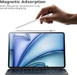 Stylus Pen for iPad 2018-2026, (3X Faster Charge), Tilt Sensitivity, Pixel Precision, Stylus Pen for Apple iPad 11/10/9/8/7/6th Gen, Pro 12.9/11/13-inch M4, Air 3/4/5/M2/M3, Mini 5/6th, White
