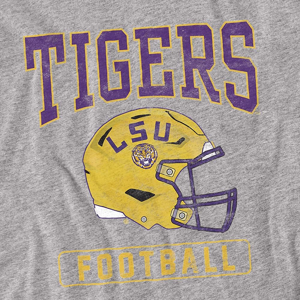Louisiana State University LSU Official Football Helmet Unisex Adult T Shirt