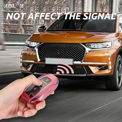 Miniatura 7 de NCUIXZH Car Remote Control Key Case Soft TPU Full Cover Holder Case for Peugeot 2008 3008 5008 For Citroen C4 C6 C3-XR Picasso DS3 DS4 DS5 DS6