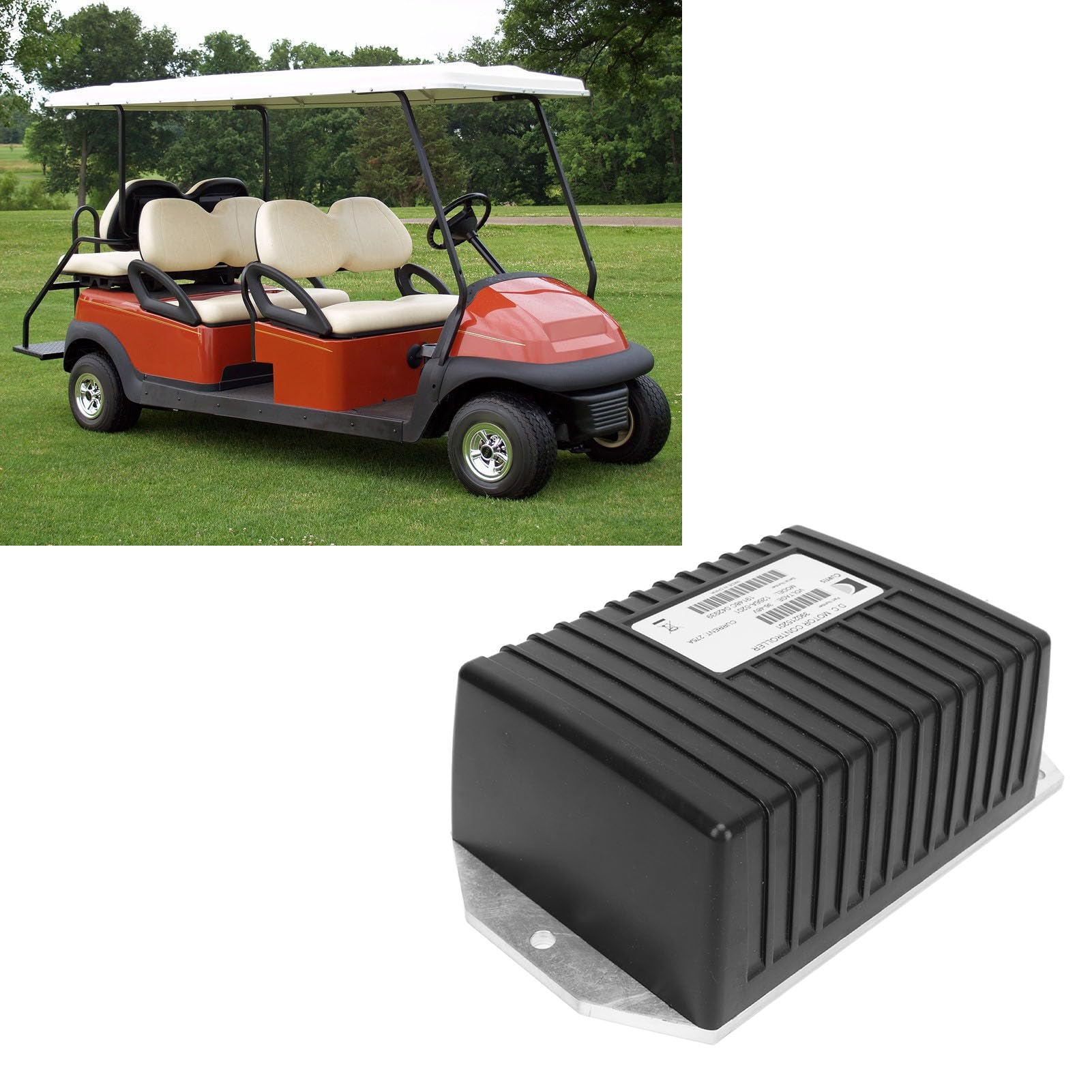 Sterownik Silnika Wózka Golfowego 275A, Metalowa Konstrukcja, Wysoka wydajność, Płynna Kontrola Prędkości, Kompatybilny z Curtis 1266A 5201
