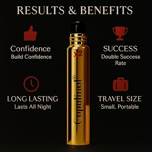 Miniatura 7 de Pherolec Global COPULINOL X2 100% feromonas para mujeres, feromonas de fuerza Perfumes para mujeres, aceite esencial de colonia, perfume de viaje de