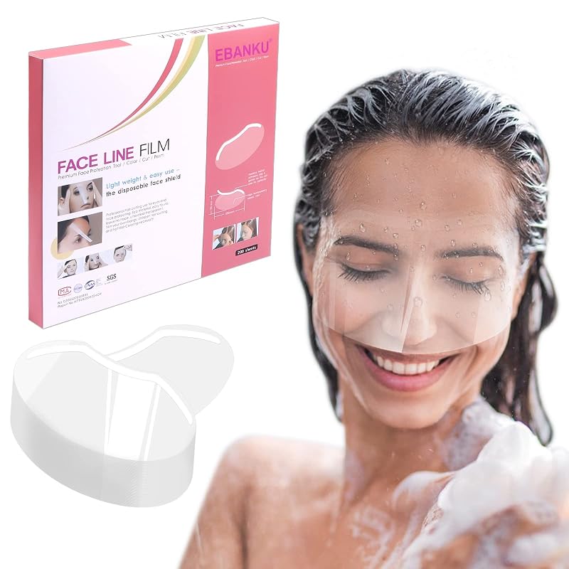 EBANKU Protetores Faciais para Olhos em Plástico, 200 unidades, Modelo TL-217