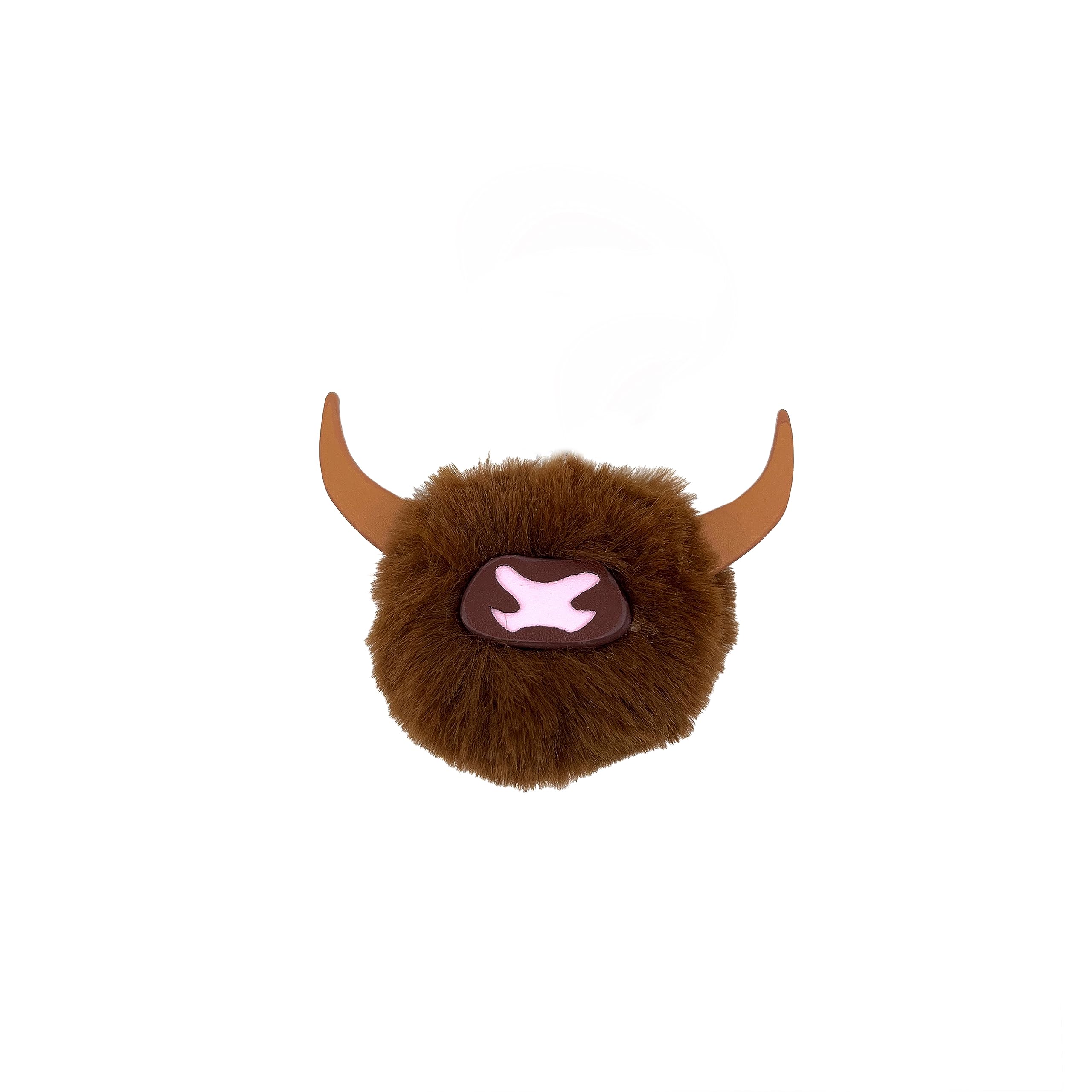 Eurostick Highland Pom Pom Scotland Scottish Nessie Sheep Highland Cow Pom Pom Fridge Magnet (Highland Pom Pom)