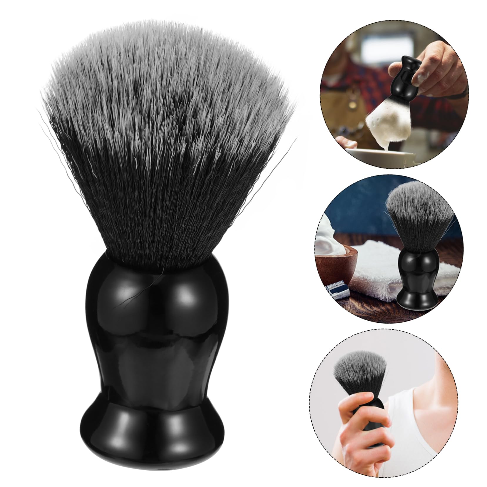 HAPINARY 2pcs Beard Catcher for Shaving Men's Beard Care Kit Practical Brush for Men's Salon Brush Cleaning Tool