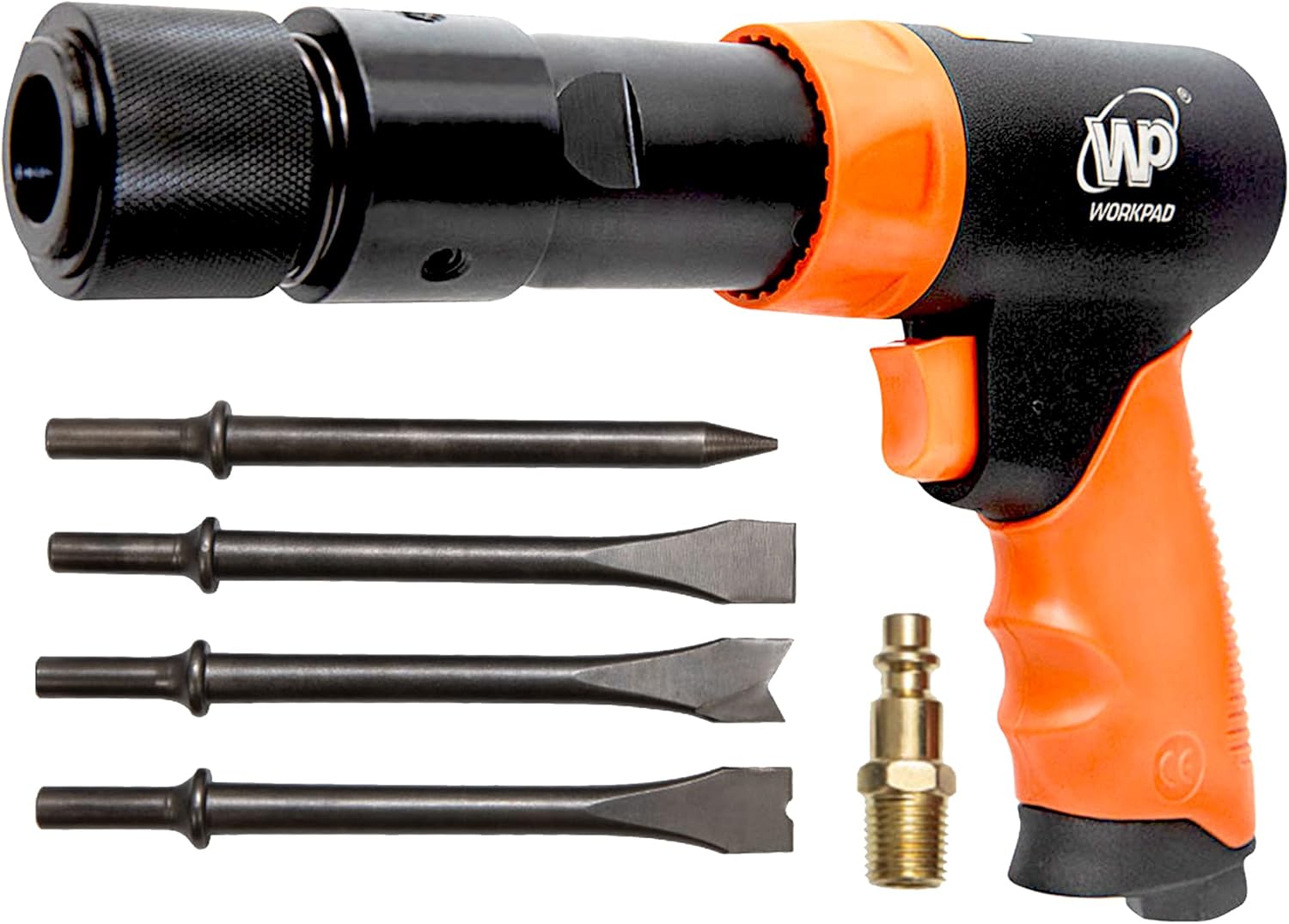 WORKPAD 190mm Long Barrel Air Hammer with Quick Change