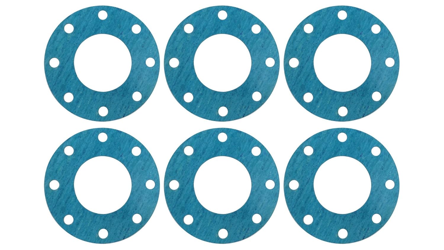 Sterling Seal CFF1082.500.125.150X6 Compressed Fiber SSS NSF-61 SAN 1082 Full Face Gasket, 1/2" x 1/8" Thick x #150 (Pack of 6)