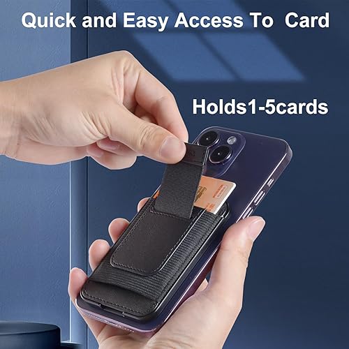 Miniatura 4 de Cartera magnética compatible con MagSafe, cartera para iPhone con soporte ajustable para iPhone 14 Pro Max14 Plus14 Pro14, iPhone 13 Pro Max13